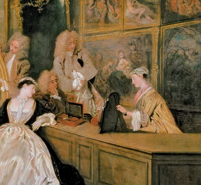 The Gersaint Shop Sign, 1721 (detail) by Jean Antoine Watteau